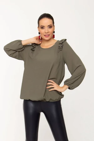 Tiffany blúz - khaki