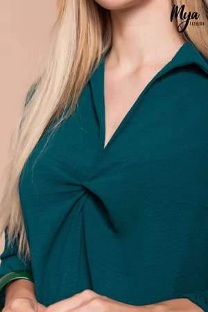 Angéla blúz - méregzöld