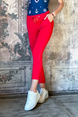 Linda nadrág - fáradt piros