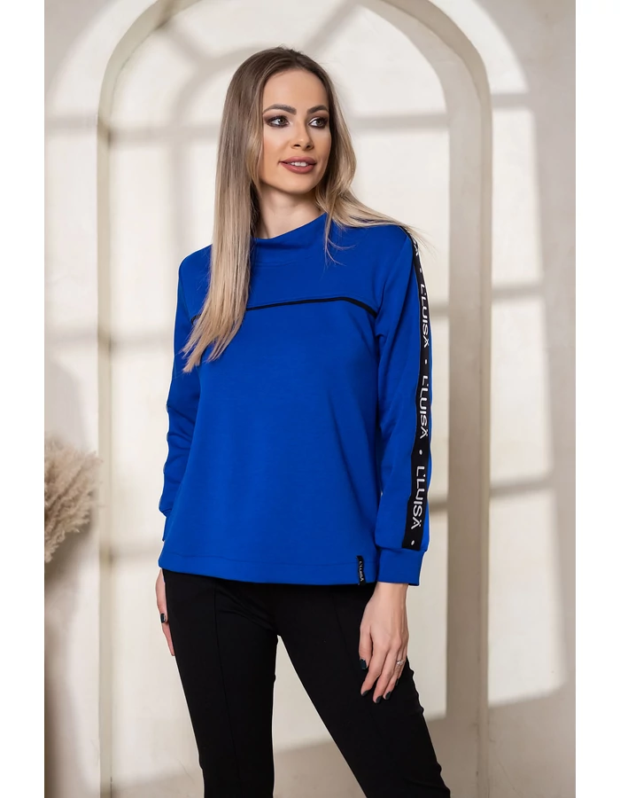 LUISA comfy szabadidő felső - Királykék