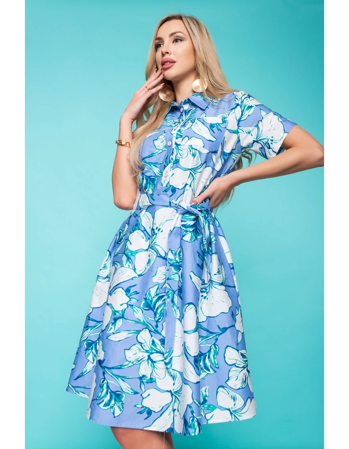 Szilvia ruha - virágok