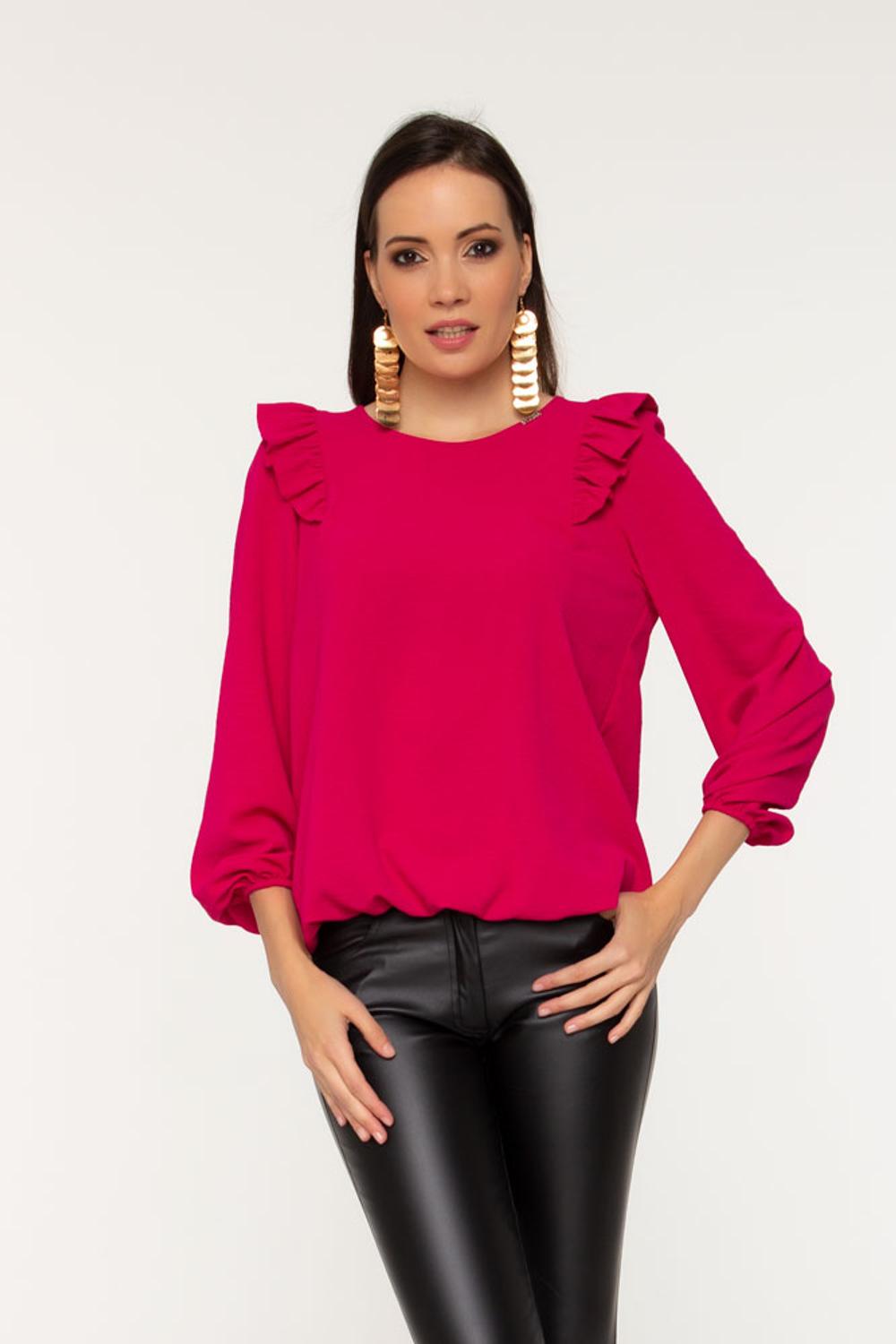 Tiffany blúz - fuxia