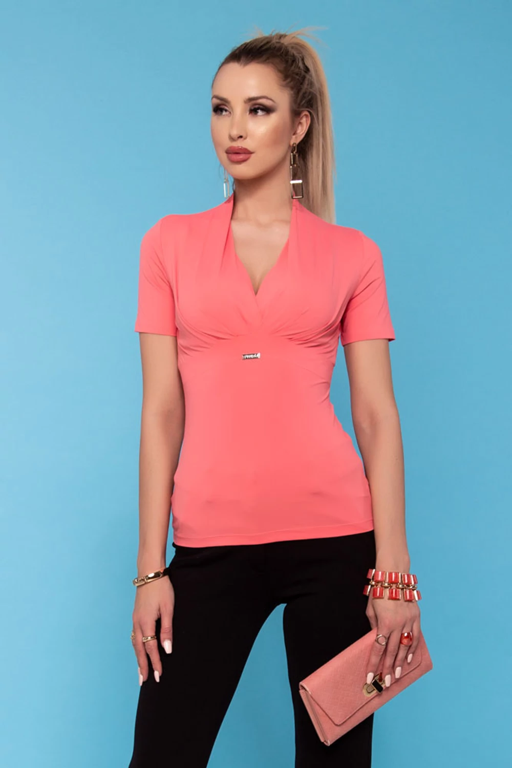 Szonja póló - barack