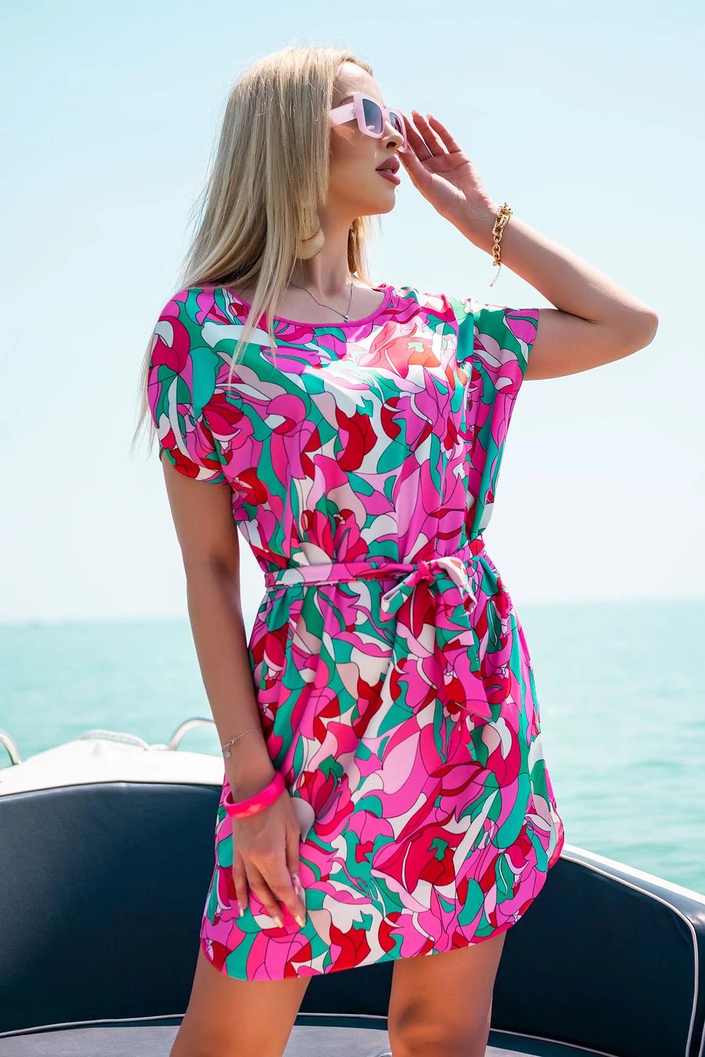 Carol ruha - élénk mintás Carol ruha - élénk mintás