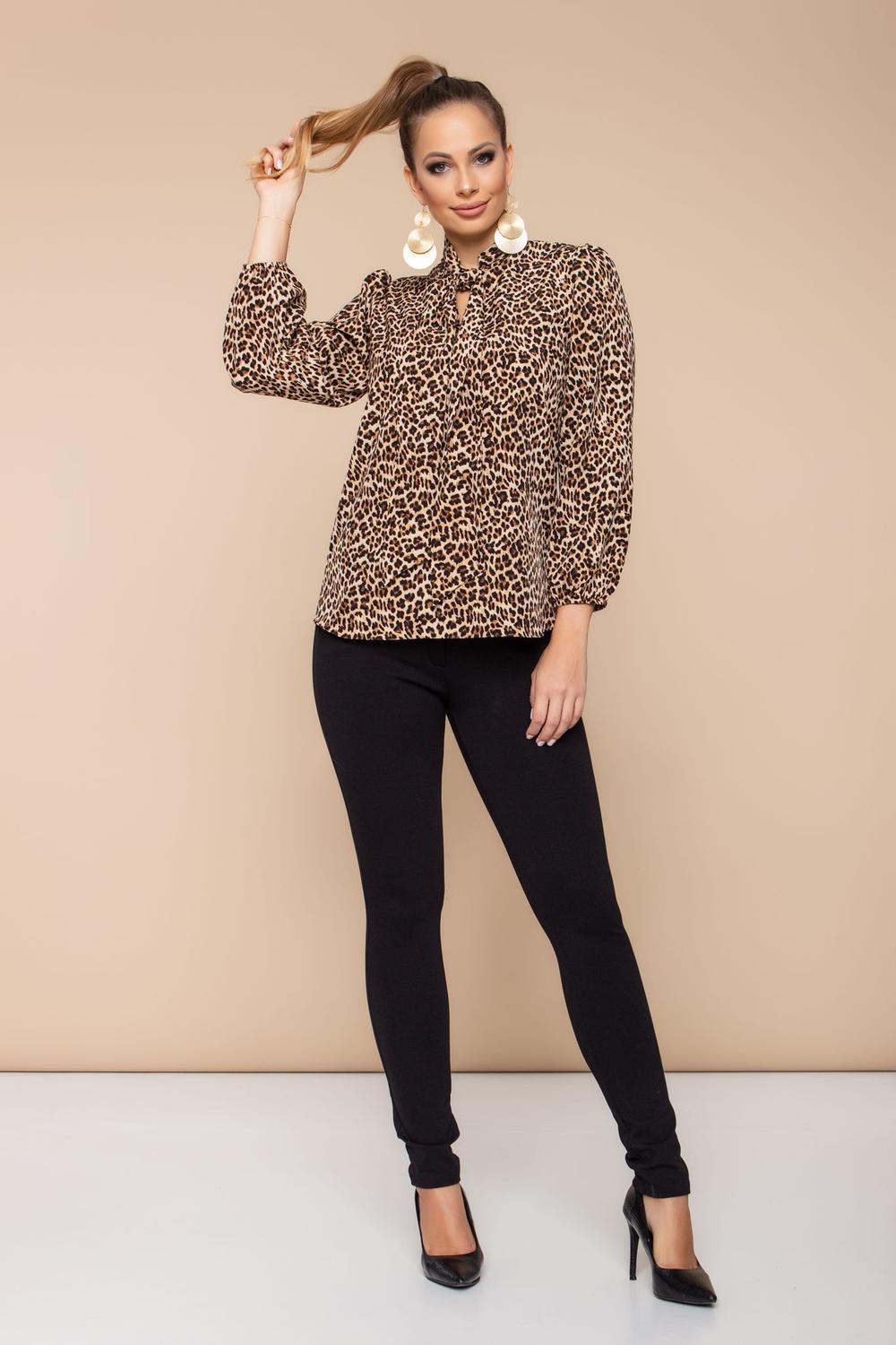 Ella blúz - homok ocelot