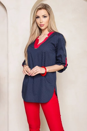 Vénusz ing - sötétkék apró mintás Vénusz ing - sötétkék apró mintás