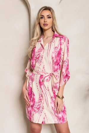 Vivi ingruha - bézs/rózsaszín mintás Vivi ingruha - bézs/rózsaszín mintás