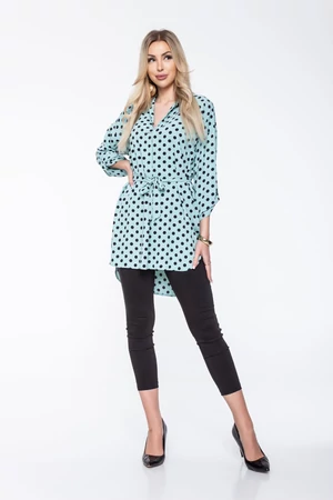 Eszter tunika - pöttyös zöld Eszter tunika - pöttyös zöld